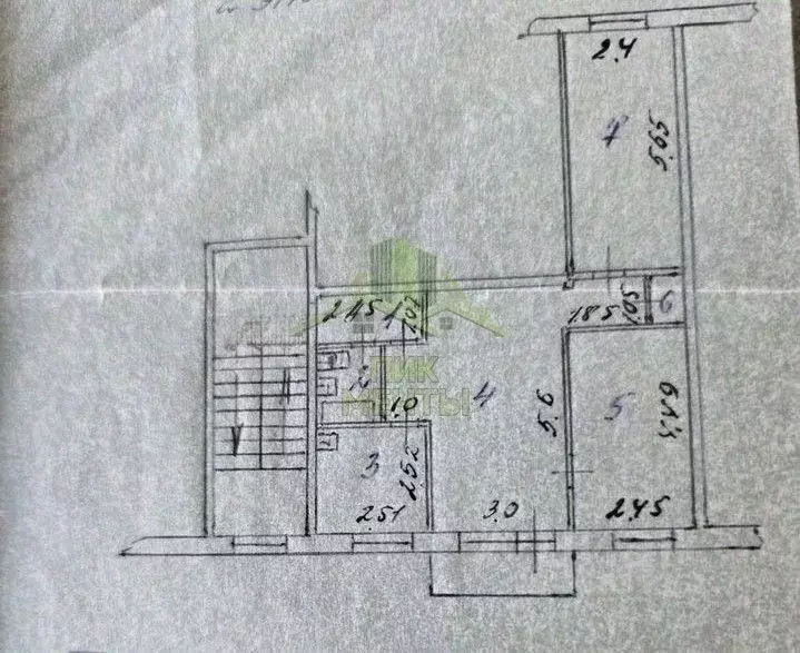 3-к кв. Бурятия, Улан-Удэ Солнечная ул., 15 (57.7 м) - Фото 2