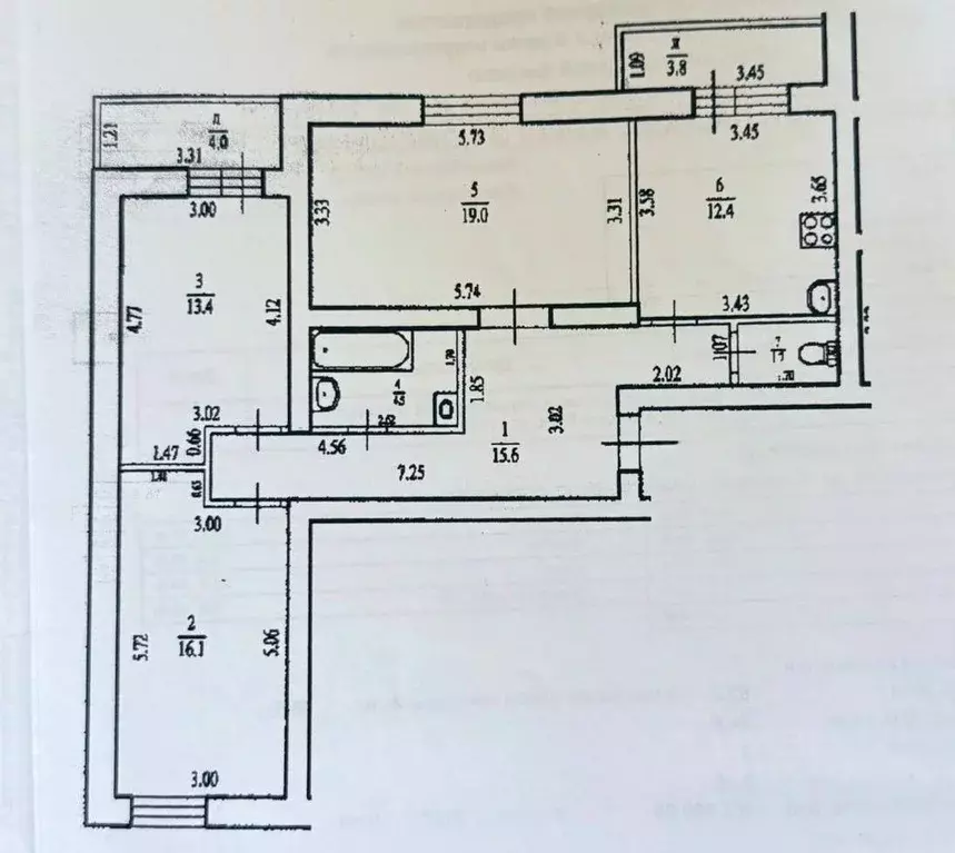 3-к кв. Башкортостан, Уфа Красноводская ул., 3 (82.7 м) - Фото 2