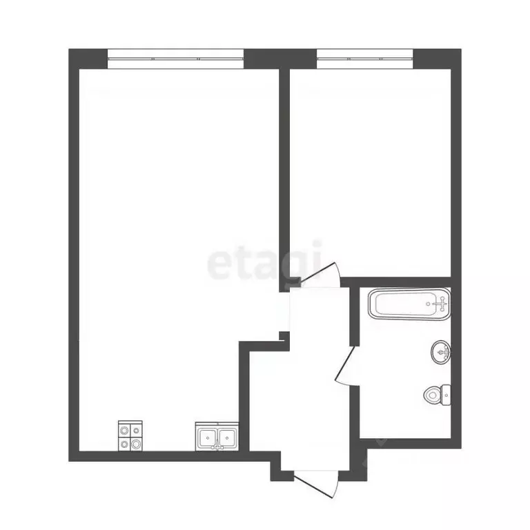 1-к кв. Москва Ленинградское ш., 69к3 (54.0 м) - Фото 2