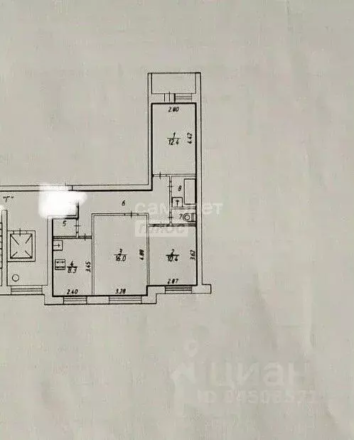 3-к кв. Калужская область, Калуга ул. Кибальчича, 7 (63.3 м) - Фото 2