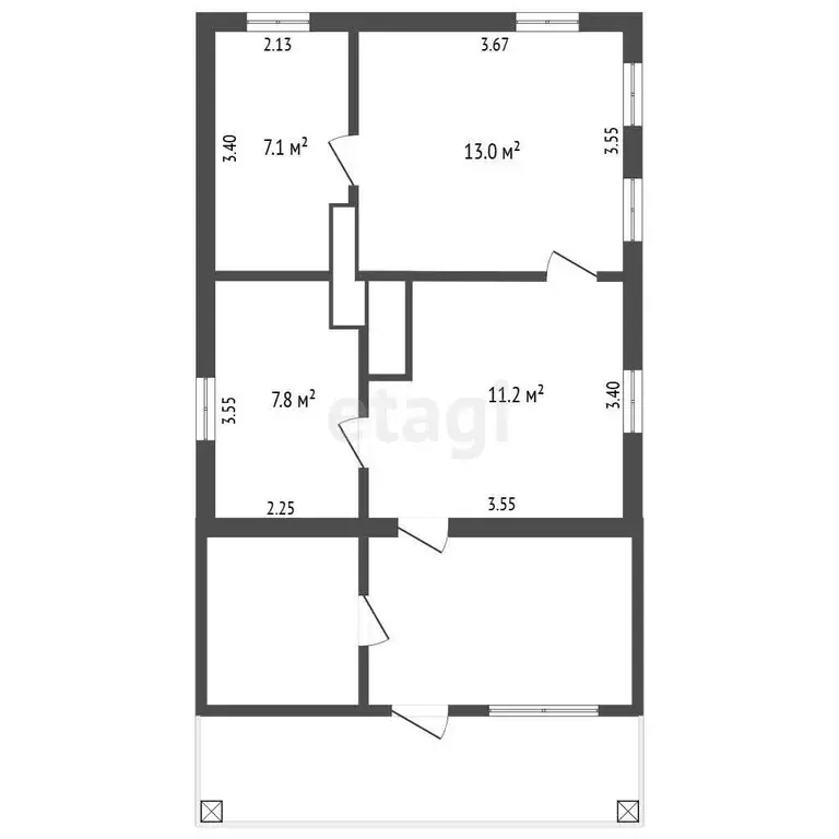 Дом, 39.1 м - Фото 1