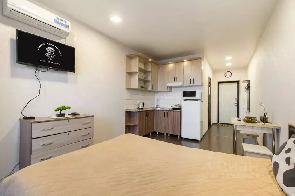 Студия Алтайский край, Барнаул просп. Строителей, 18 (24.0 м) - Фото 1