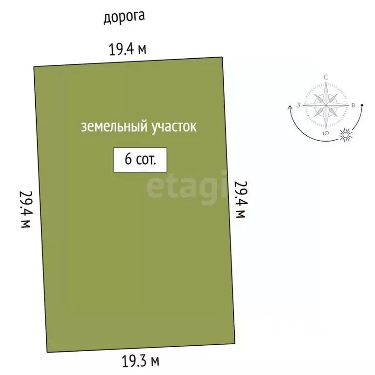 Участок в Тюменская область, Тюменский муниципальный округ, с. Чикча, ... - Фото 2