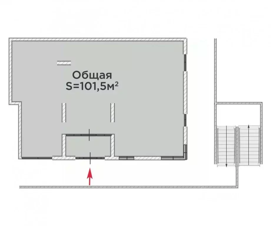 Офис в Тюменская область, Тюмень ул. Краснооктябрьская, 14 (102 м) - Фото 1