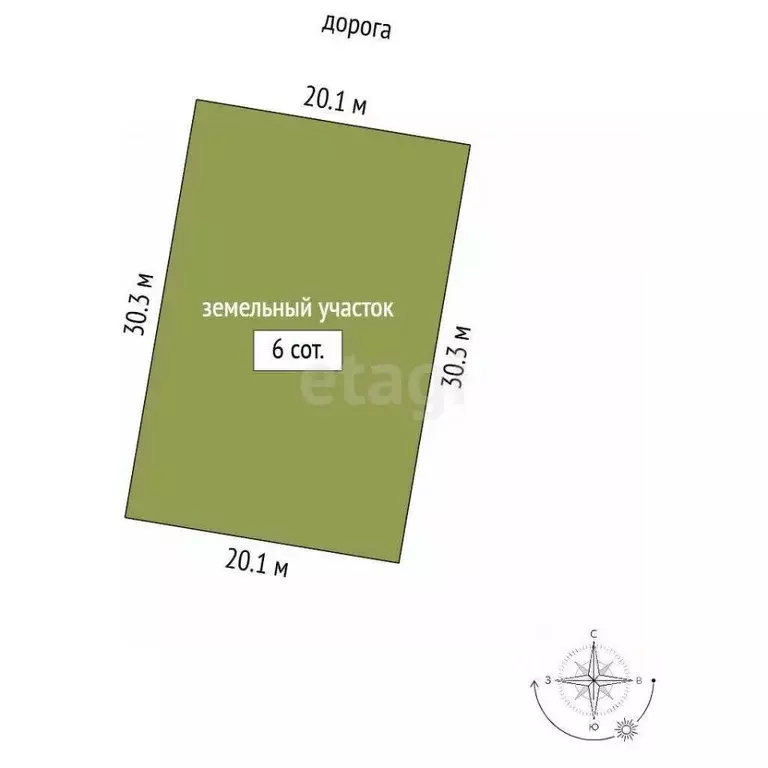 Участок в Крым, Ленинский район, Семисотское с/пос, с. Каменское ул. ... - Фото 2