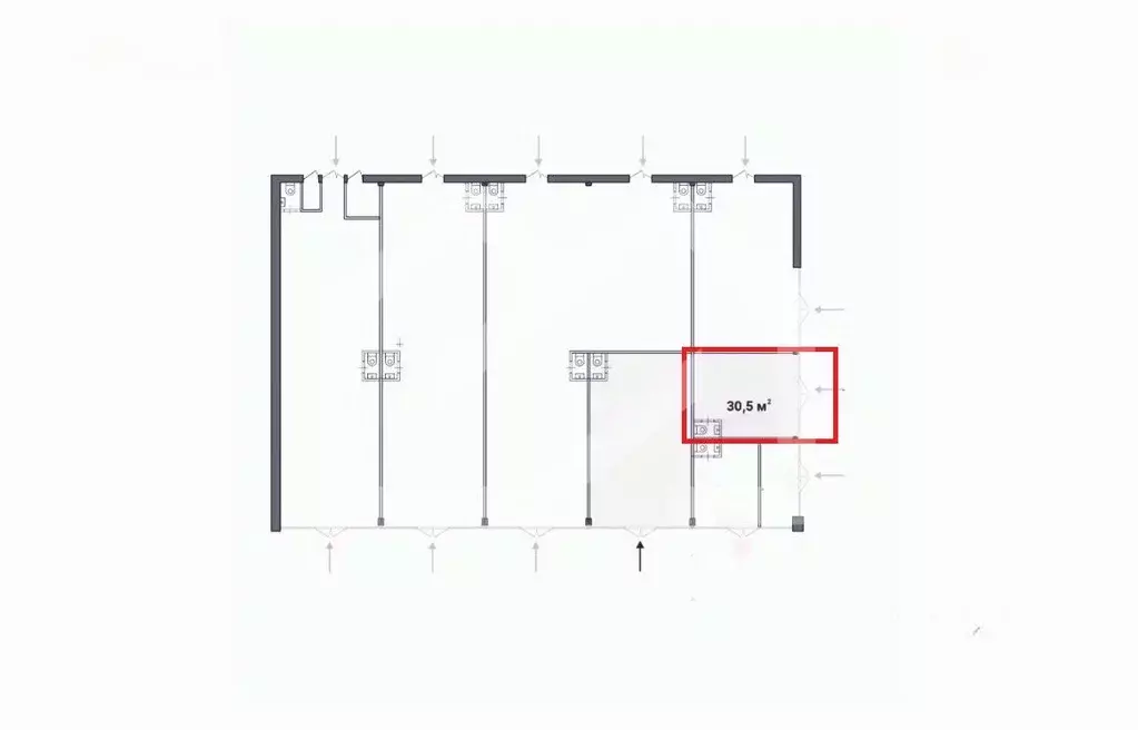 Помещение свободного назначения в Москва Тушинская ул., 24С15 (31 м) - Фото 2