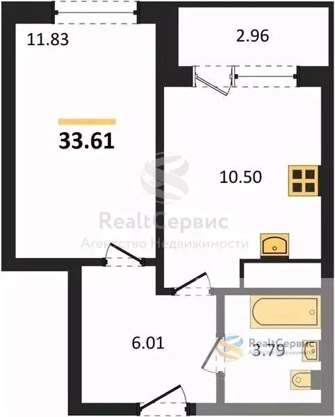 1-к кв. Удмуртия, Ижевск Восток-3 МОТ СНТ,  (33.61 м) - Фото 0