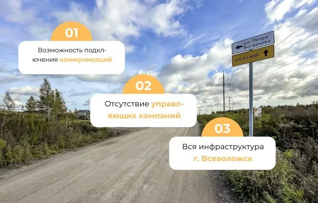 Участок в Ленинградская область, Всеволожск ул. Анатолия Молчанова ... - Фото 1