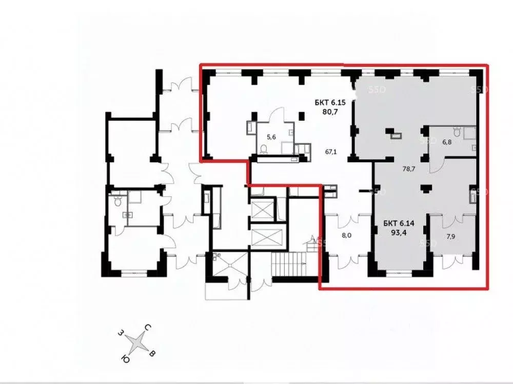 Торговая площадь в Московская область, Люберцы ул. Рождественская, 6 ... - Фото 2