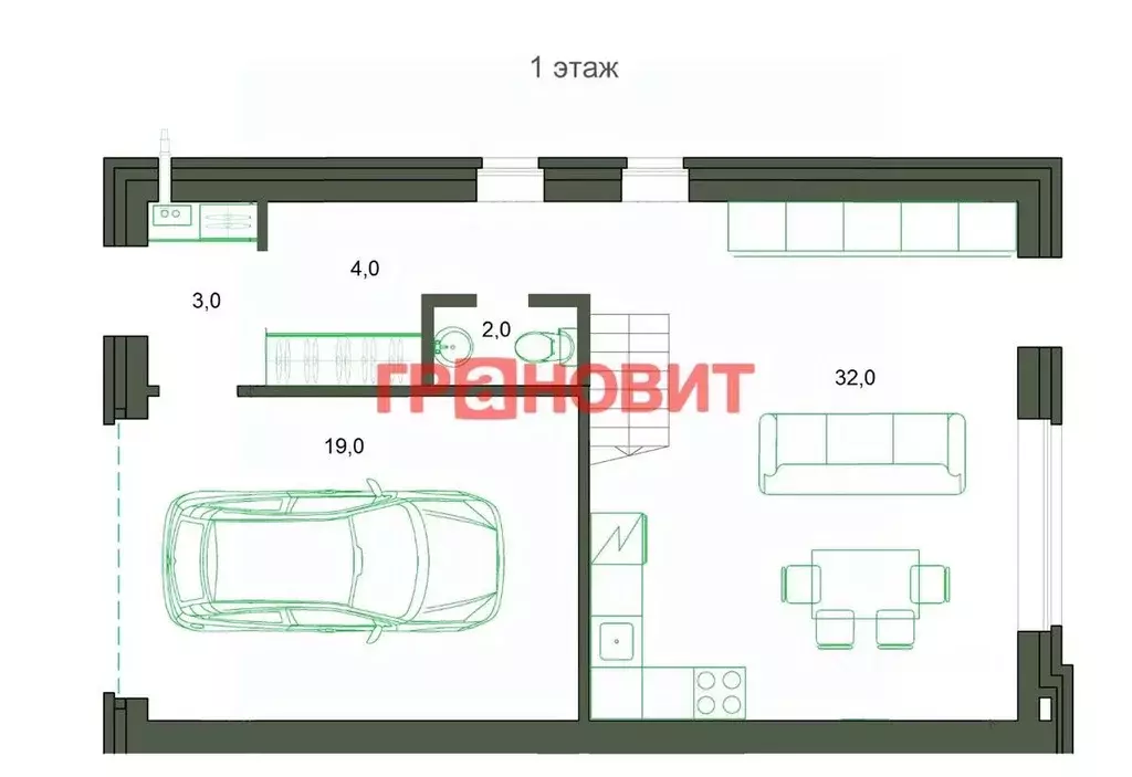 Таунхаус в Новосибирская область, с. Новолуговое, Березки-2 мкр, 3-й ... - Фото 2