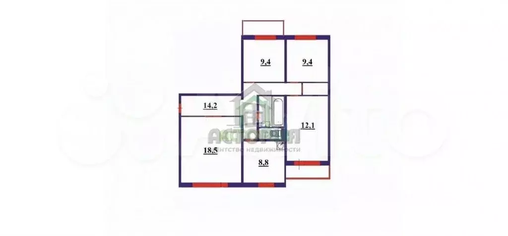 4-к кв. Красноярский край, Красноярск Краснодарская ул., 17 (78.0 м) - Фото 0