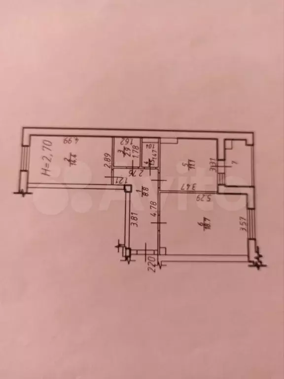 2-к. квартира, 60 м, 12/13 эт. - Фото 0