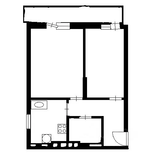 2-к кв. Башкортостан, Уфа ул. Пархоменко, 156В (50.0 м) - Фото 2