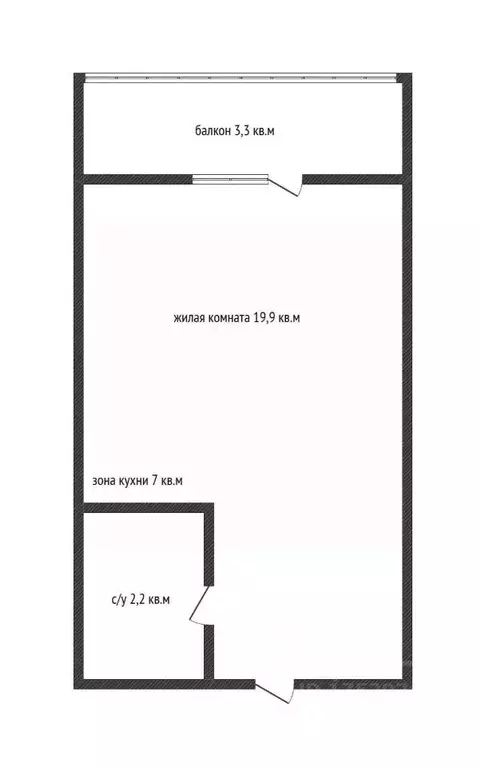 Студия Краснодарский край, Краснодар Дубинка мкр, ул. Ковтюха, 109/3 ... - Фото 2