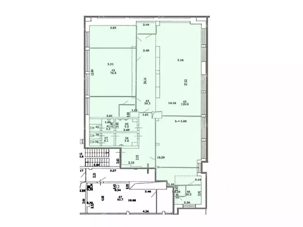 Офис в Москва ул. Кржижановского, 14К3 (356 м) - Фото 1