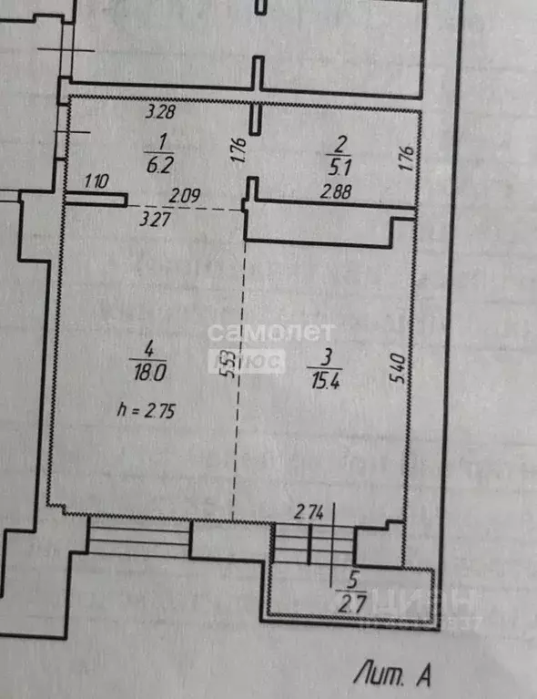 1-к кв. Иркутская область, Иркутск ул. Зверева, 1/2 (47.4 м) - Фото 2