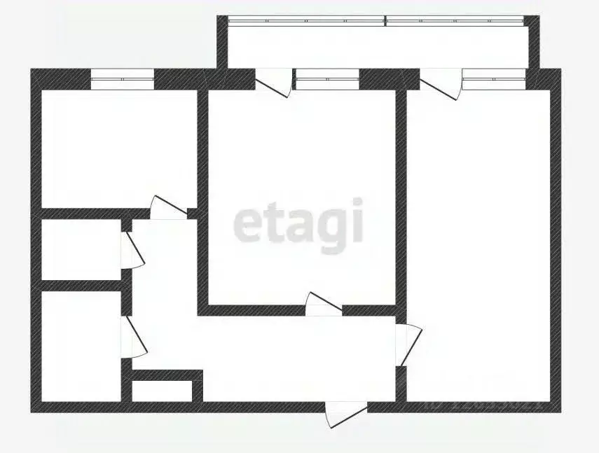 2-к кв. Костромская область, Кострома Костромская ул., 84 (46.3 м) - Фото 1