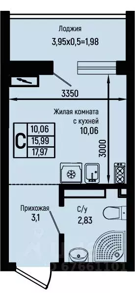 Студия Краснодарский край, Туапсинский муниципальный округ, с. Небуг ... - Фото 1