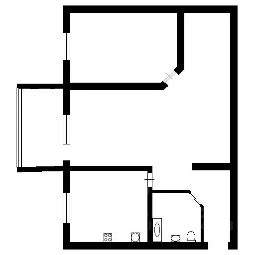 2-к кв. Иркутская область, Ангарск 189-й кв-л, 8 (44.5 м) - Фото 1