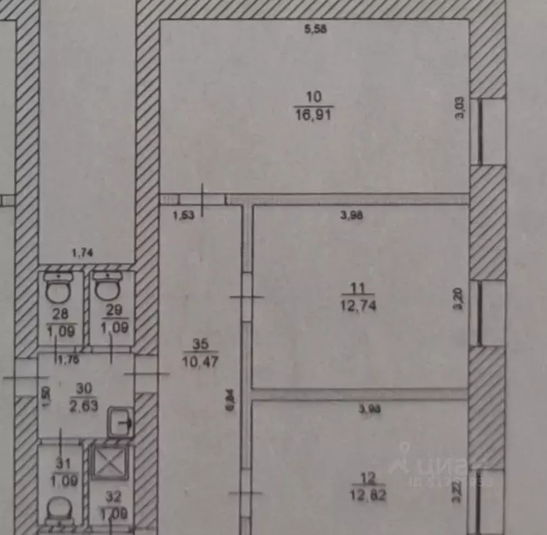 Комната Ульяновская область, Ульяновск проезд Героя России Аверьянова, ... - Фото 2