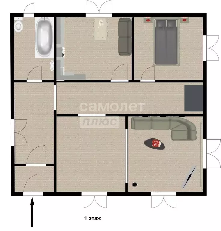 Дом в Пензенская область, Пенза ул. Гвоздева (173 м) - Фото 2