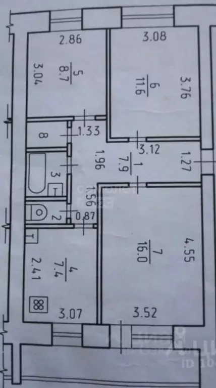 3-к кв. Удмуртия, Ижевск Пушкинская ул., 136 (56.0 м) - Фото 0