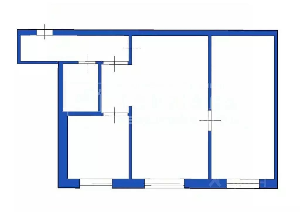 2-к кв. Кемеровская область, Кемерово просп. Ленина, 69А (44.4 м) - Фото 2