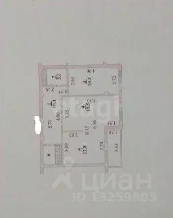 2-к кв. Липецкая область, Липецк ул. С.Л. Коцаря, 12 (60.0 м) - Фото 2