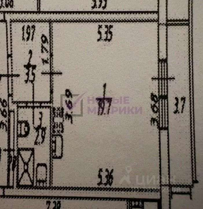 Студия Санкт-Петербург Парашютная ул., 38к1 (26.0 м) - Фото 2