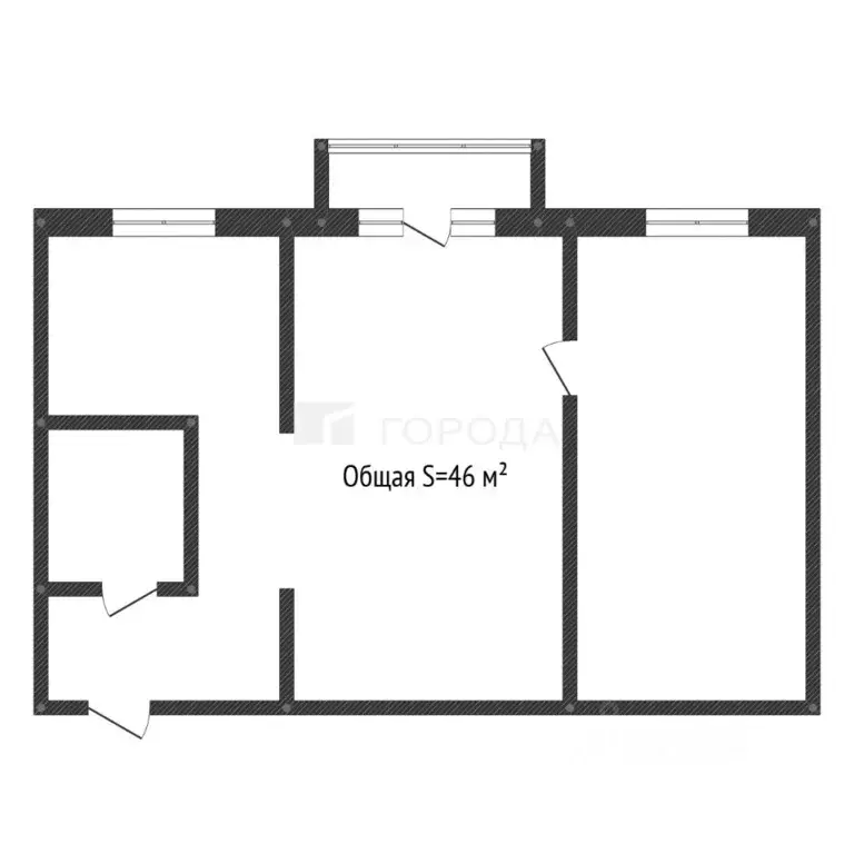 2-к кв. Алтайский край, Барнаул ул. Георгия Исакова, 203 (46.0 м) - Фото 1
