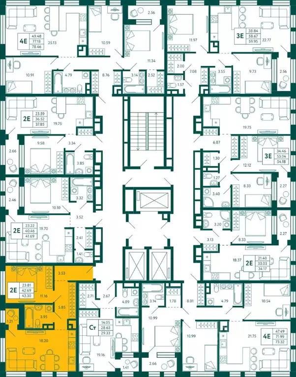 1-к кв. Башкортостан, Уфа Зеленая Роща жилрайон, Терле Парк жилой ... - Фото 2
