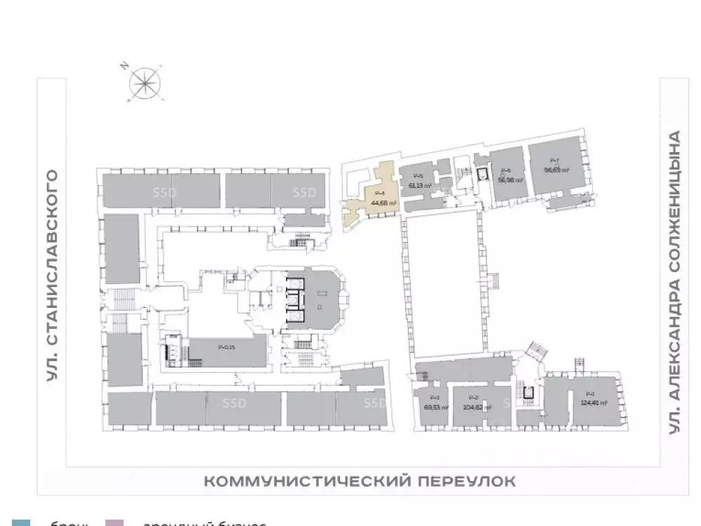 Торговая площадь в Москва ул. Александра Солженицына, 27 (45 м) - Фото 2