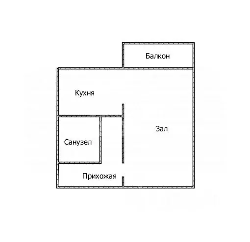 1-к кв. Ульяновская область, Ульяновск ул. Героев Свири, 16А (35.2 м) - Фото 1