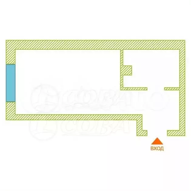 Квартира-студия, 26 м, 1/4 эт. - Фото 0