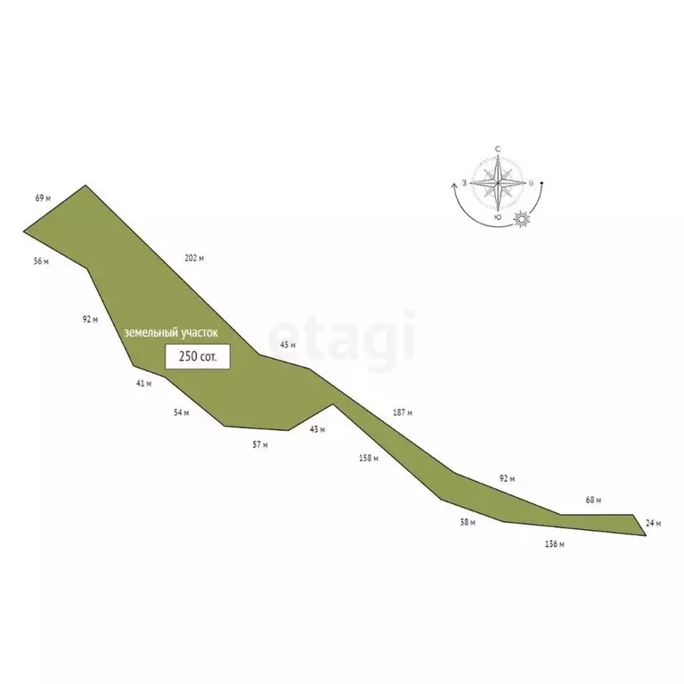 Участок в Красноярский край, Емельяновский муниципальный округ, д. ... - Фото 2