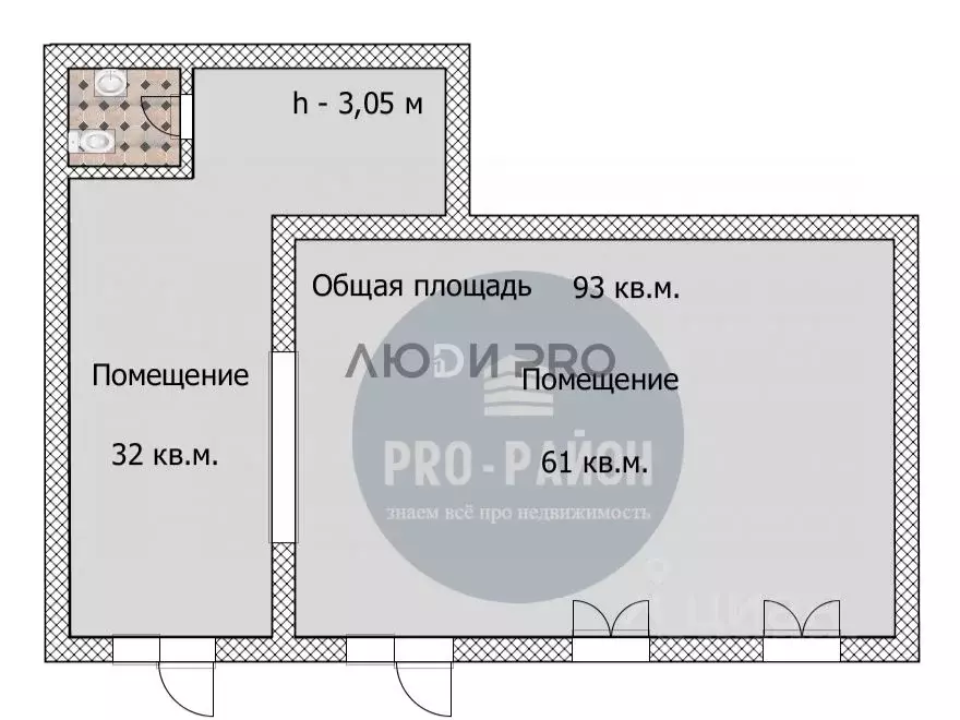 Помещение свободного назначения в Алтайский край, Барнаул Взлетная ... - Фото 1
