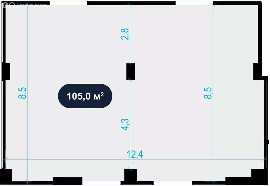 Помещение свободного назначения (105.2 м) - Фото 0