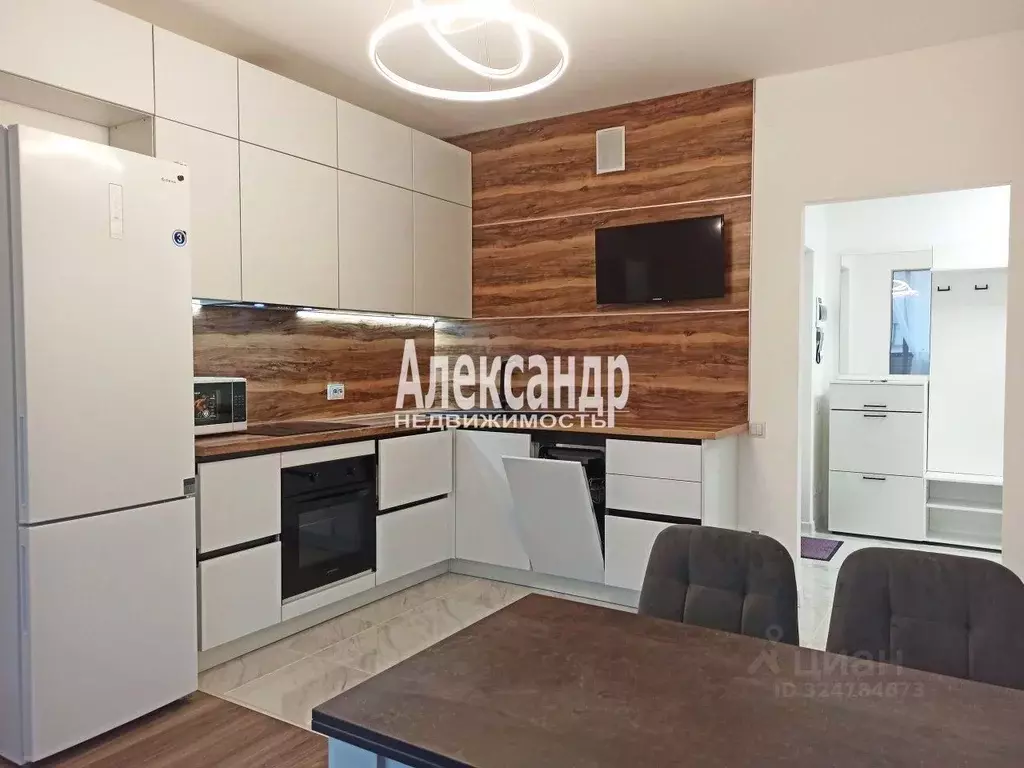 2-к кв. Ленинградская область, Всеволожский район, пос. Бугры аллея ... - Фото 1