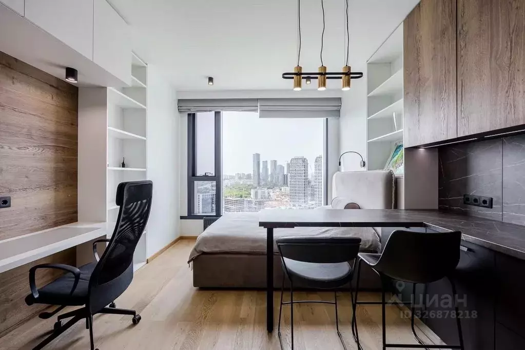 Студия Москва Мичуринский просп., 56 (28.0 м) - Фото 1