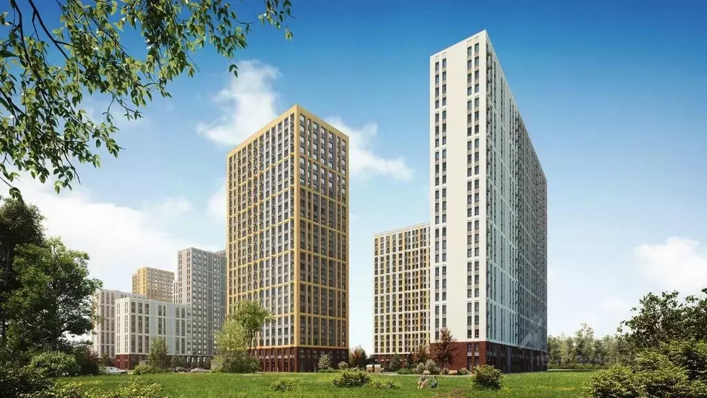 1-к кв. Москва Лучи-2 жилой комплекс (34.1 м) - Фото 1