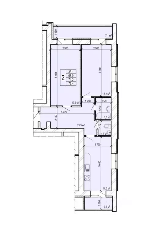 2-к кв. Саратовская область, Энгельс Новобазарная ул., 4 (76.4 м) - Фото 0