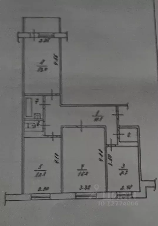 3-к кв. Татарстан, Набережные Челны просп. Чулман, 110 (66.7 м) - Фото 2