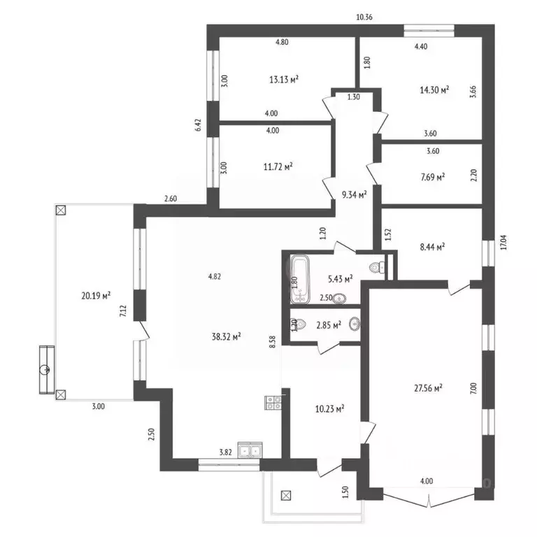 Дом в Тюменская область, Тюмень Лето-Парк кп,  (148 м) - Фото 2