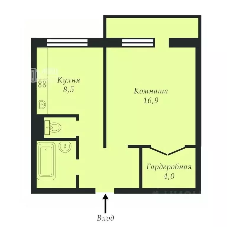 1-к кв. Москва проезд Донелайтиса, 17 (38.7 м) - Фото 2