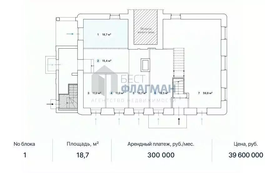 Помещение свободного назначения в Москва Бауманская ул., 33/2С3 (11 м) - Фото 2