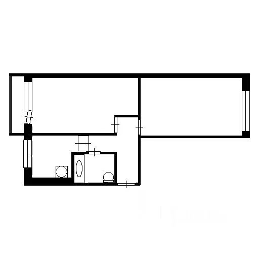 2-к кв. Алтайский край, Барнаул ул. Юрина, 246 (50.0 м) - Фото 2