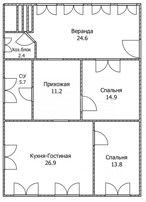 Дом в Ульяновская область, Ульяновск Российская ул., 48 (106 м) - Фото 2