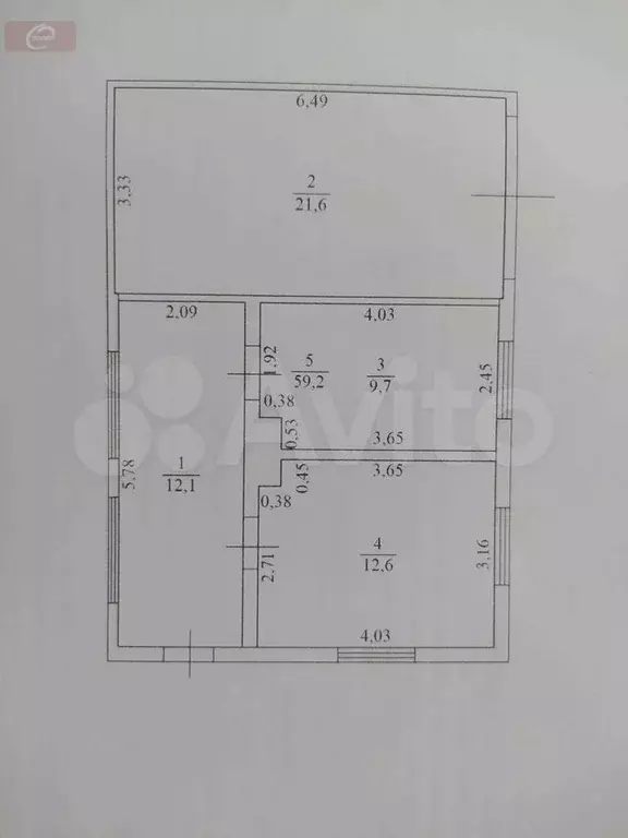 Дача 59,2 м на участке 6 сот. - Фото 0