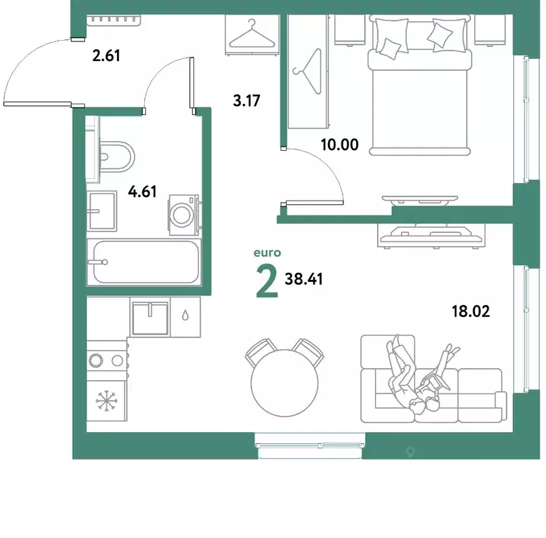 2-к кв. Свердловская область, Екатеринбург муниципальное образование, ... - Фото 1