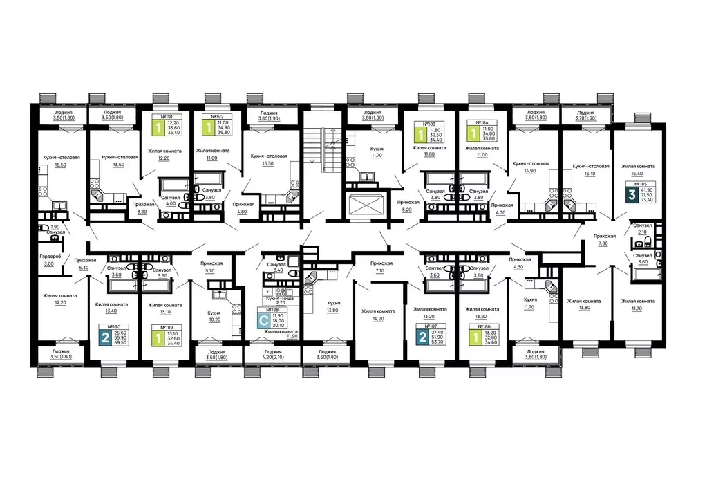 1-к кв. Адыгея, Тахтамукайский район, Яблоновский пгт  (35.8 м) - Фото 2